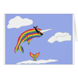 Rainbow Ninja Narwhal That Flies