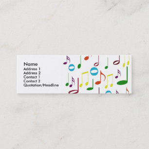 Rainbow Notes Profile Card