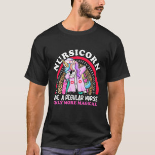Rainbow Nursicorn Funny Nurse Dabbing Unicorn T-Shirt