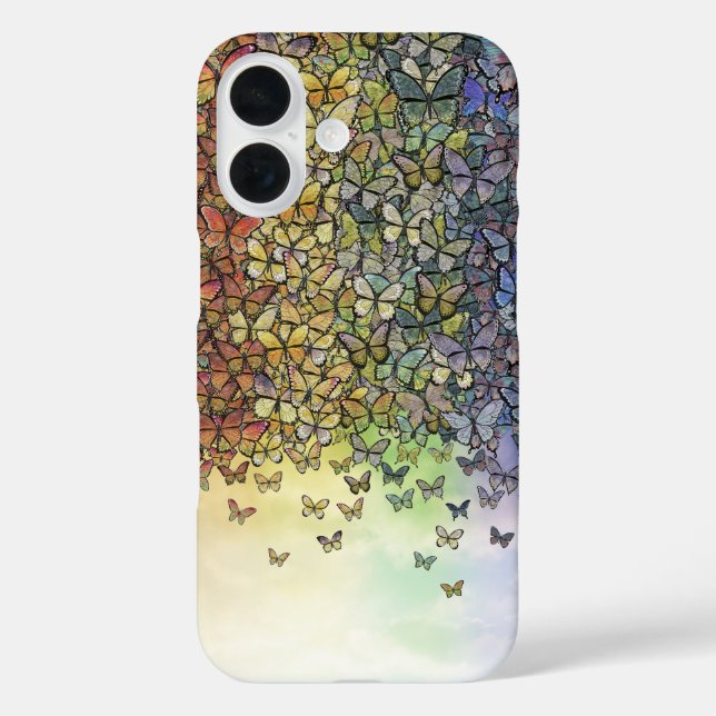 rainbow of butterflies aflutter Case-Mate iPhone case (Back)
