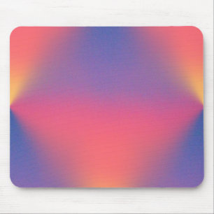 Rainbow of Colors Diamond Shapes Mouse Pad