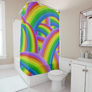 Rainbow of Colour Shower Curtain