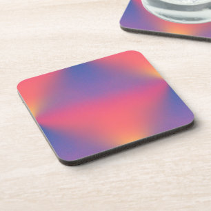 Rainbow of Colours Diamond Shapes Coaster