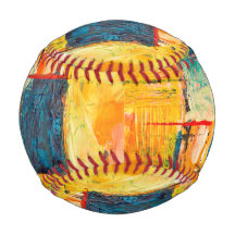 Rainbow of Combined Colours Pattern Baseball