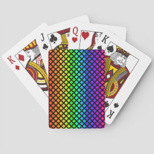 Rainbow of Diamonds playing cards