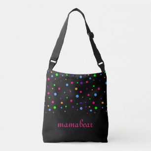 Rainbow of Dots Crossbody Crossbody Bag