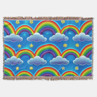 Rainbow of Hope - Cosy Baby Blanket