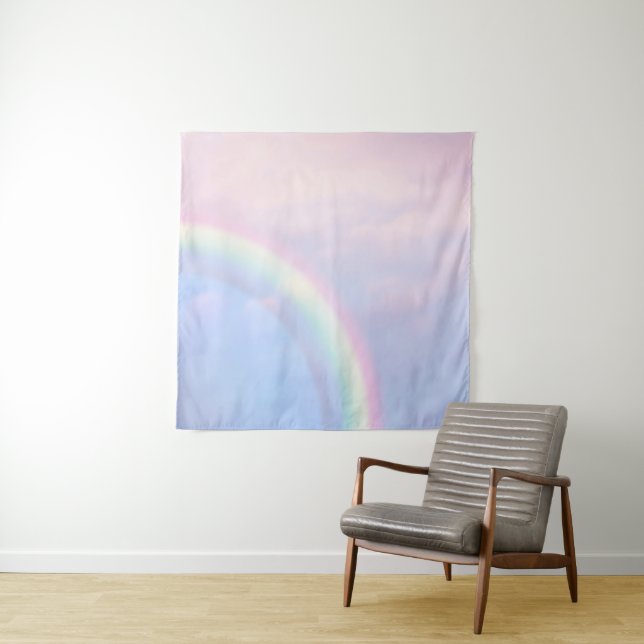 Rainbow of hope - pastel,   tapestry (In Situ)