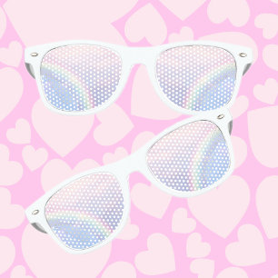 Rainbow of hope - pastel, wedding  retro sunglasses