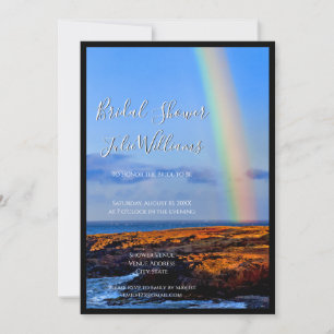 Rainbow of Love & Happiness, Wedding Bridal Shower Invitation