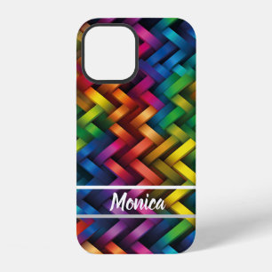 Rainbow of Vibrant Geometry iPhone 12 Case