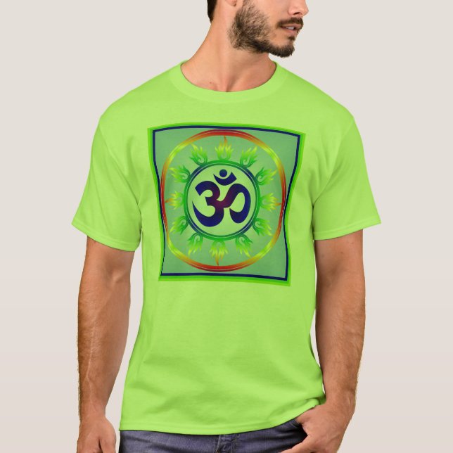 Rainbow Om T-Shirt (Front)