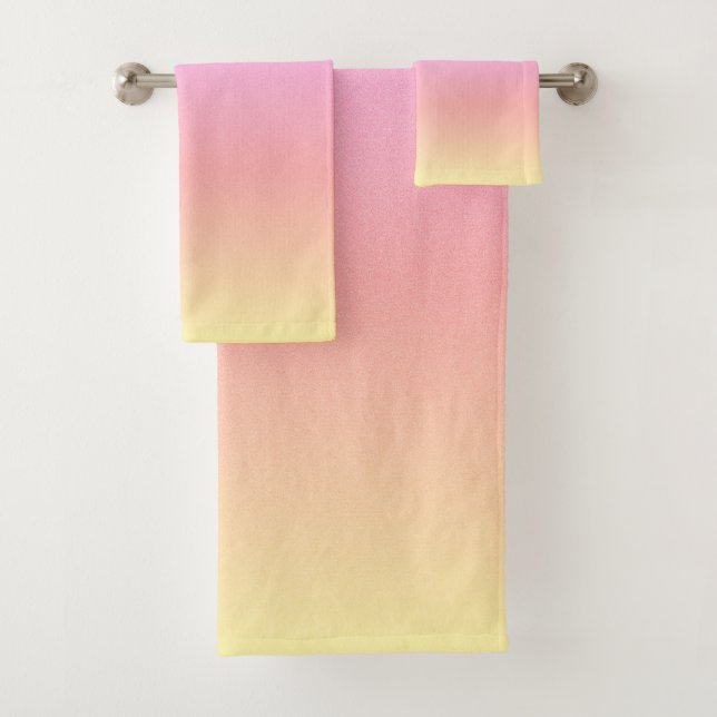 Rainbow Ombre Bath Towel Set (Insitu)