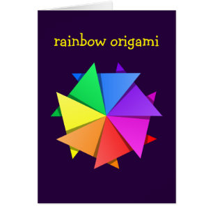 rainbow orogami