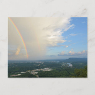 Rainbow Over Chattanooga, Tennessee Postcard