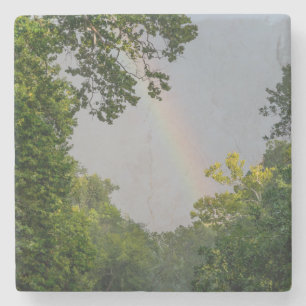 Rainbow Over James River Stone Coaster
