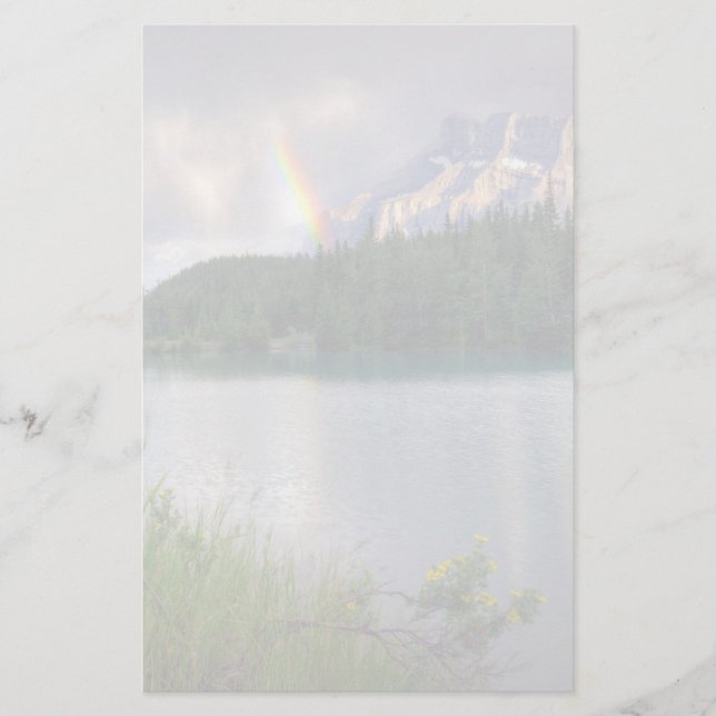 Rainbow over Mountain Stationery (Front)