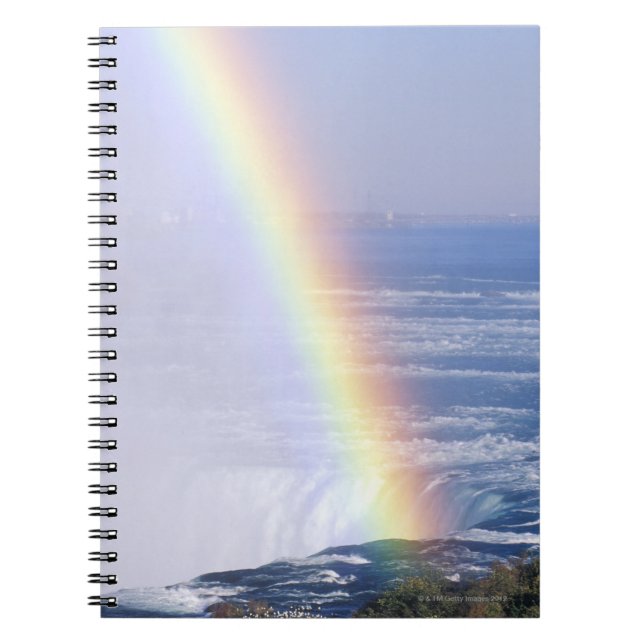 Rainbow Over Niagara Falls, New York Notebook (Front)