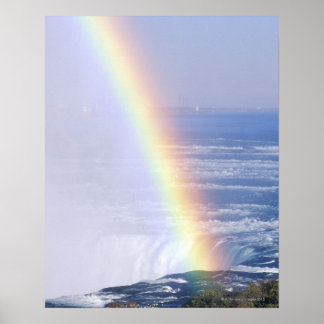Rainbow Over Niagara Falls, New York Poster