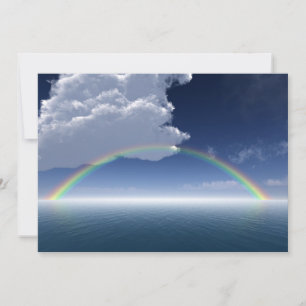 Rainbow Over Sea Invitation