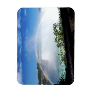 Rainbow over the Falls Magnet
