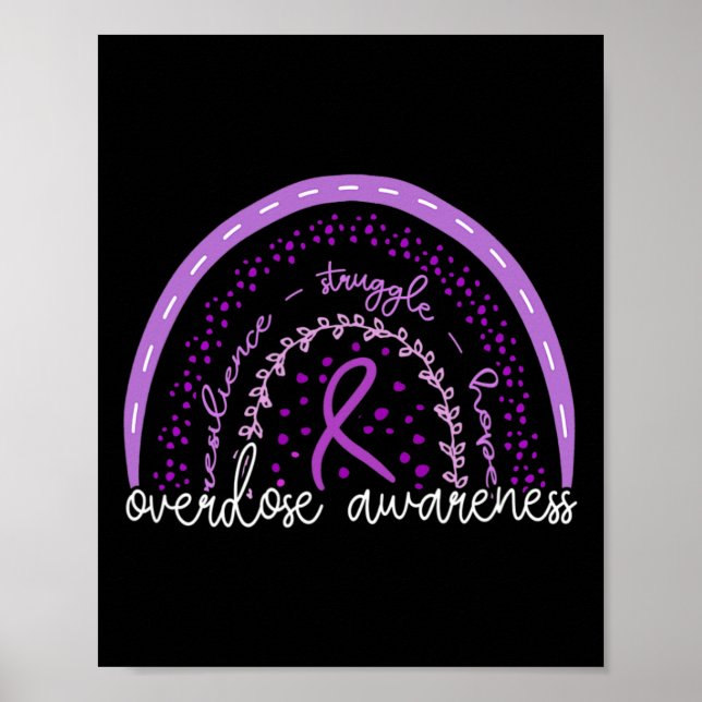 Rainbow Overdose Awareness  Poster (Front)