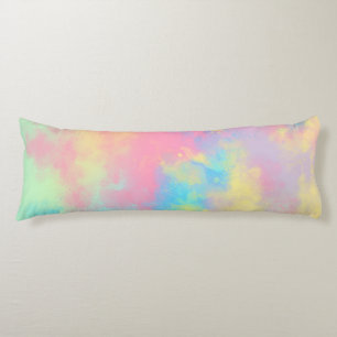 Rainbow Paint Splatter Body Cushion