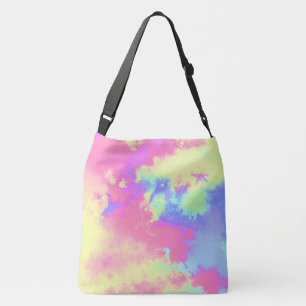 Rainbow  Paint Splatter  Crossbody Bag