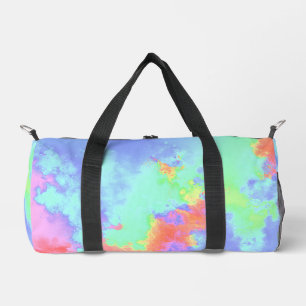 Rainbow Paint Splatter Duffle Bag