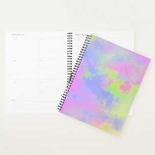 Rainbow Paint Splatter Effect Planner