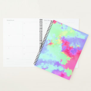 Rainbow Paint Splatter Effect Planner