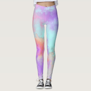 Rainbow Paint Splatter  Leggings