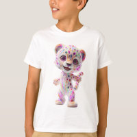Rainbow Paint Splatter Leopard Cub Kids