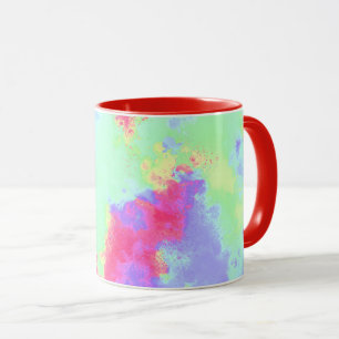 Rainbow Paint Splatter Mug