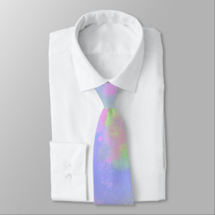 Rainbow Paint Splatter Tie
