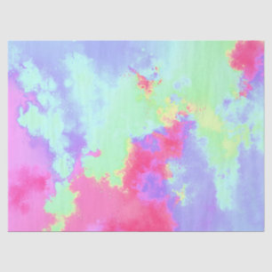 Rainbow Paint Splatter Tissue Paper