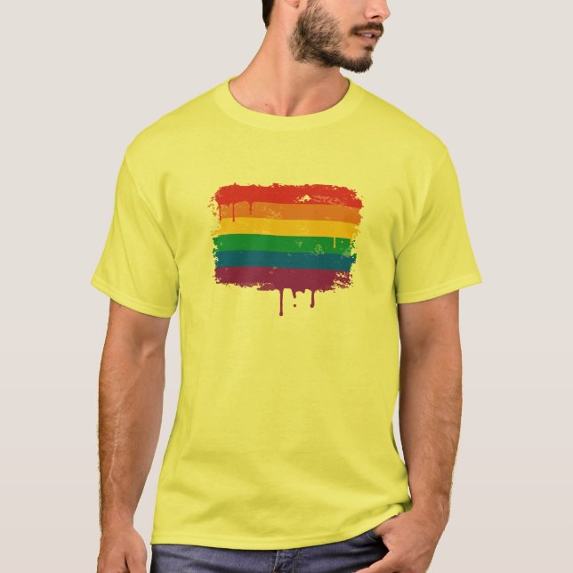 Rainbow Paint T-Shirt (Front)
