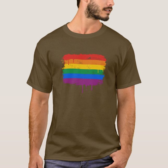 Rainbow Paint T-Shirt (Front)