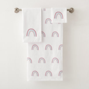 Rainbow Painting Pattern Towel Set