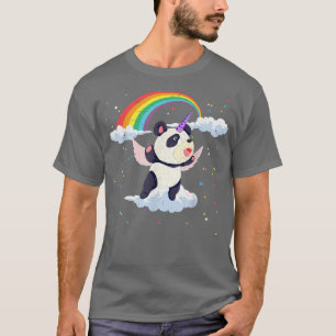 Rainbow Pandacorn Fantasy Chinese Animal Panda Uni T-Shirt