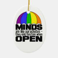 Rainbow Parachute ornament