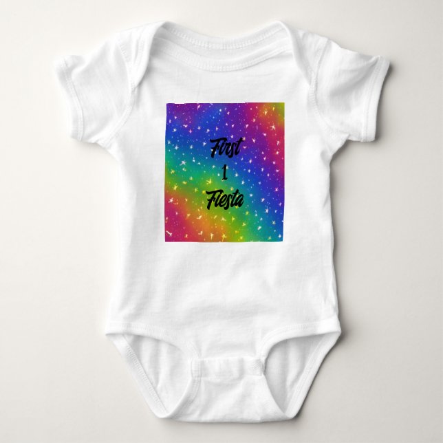 Rainbow Party Baby Bodysuit (Front)