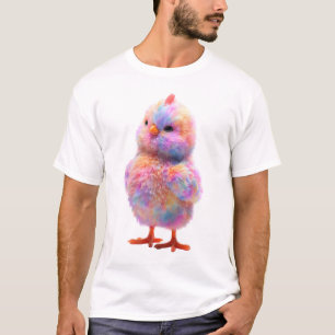 Rainbow Pastel Fluffy Pastel Chick Art Men T-Shirt