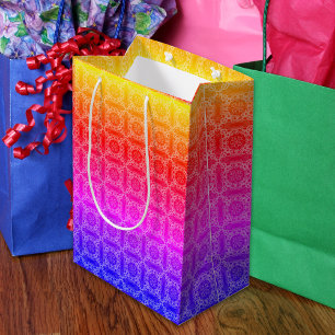 Rainbow Pastel   Medium Gift Bag
