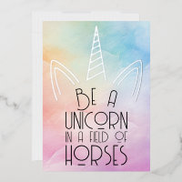 Rainbow Pastel Unicorn Affirmation
