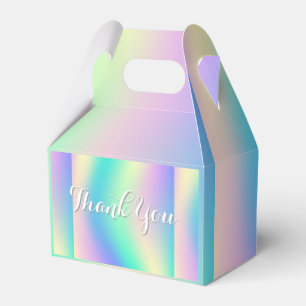 RAINBOW PASTELS Thank You  Favour Box