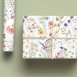 Rainbow Pastels Watercolor Wildflower Meadow Wrapping Paper Sheet<br><div class="desc">Infuse your gift-giving with the enchanting charm of our Rainbow Pastels Watercolor Wildflower Meadow Wrapping Paper Sheets. Perfect for birthdays, baby showers, and any special occasion, these sheets feature a vibrant array of hand-painted wildflower designs in soft rainbow pastels. The beautiful blend of colours and delicate botanical patterns create a...</div>
