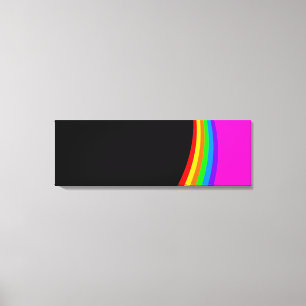 RAINBOW PATTERN CANVAS PRINT