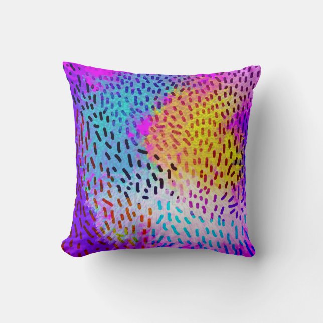 Rainbow Pattern Cushion (Front)