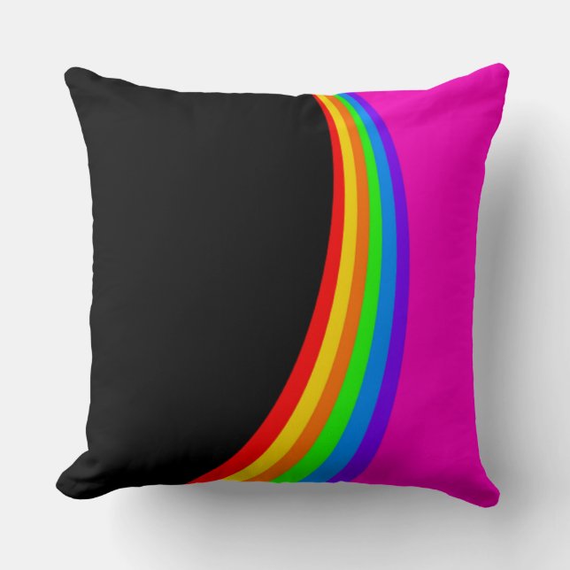 RAINBOW PATTERN CUSHION (Front)